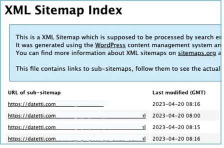 XMLサイトマップを自分で確認する方法